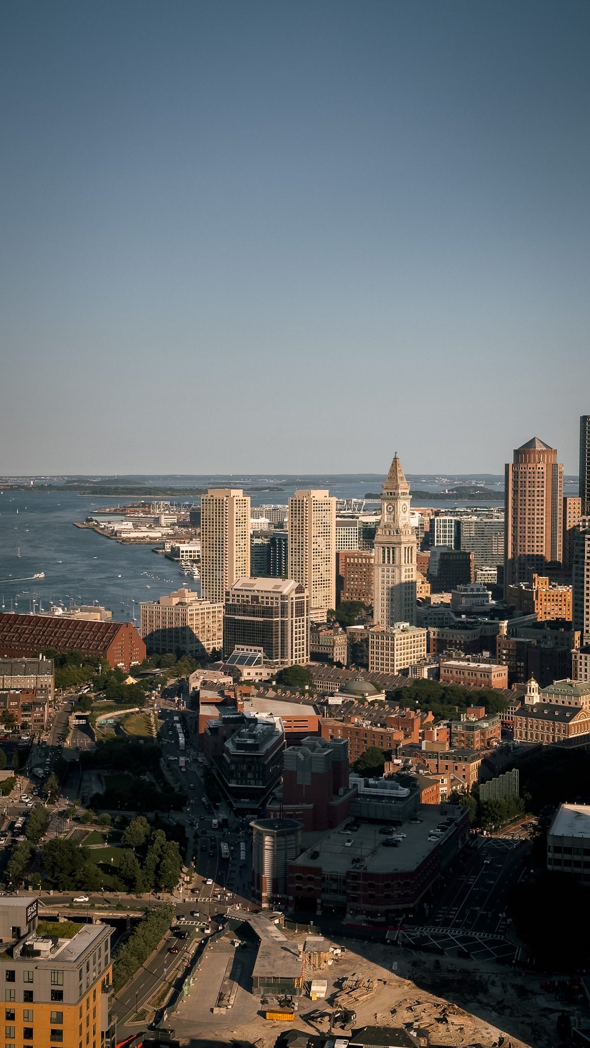 Boston seen from above
