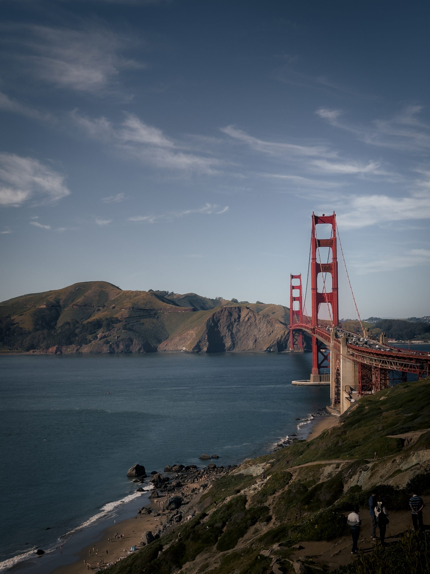 Golden Gate Bridge from the headlands
