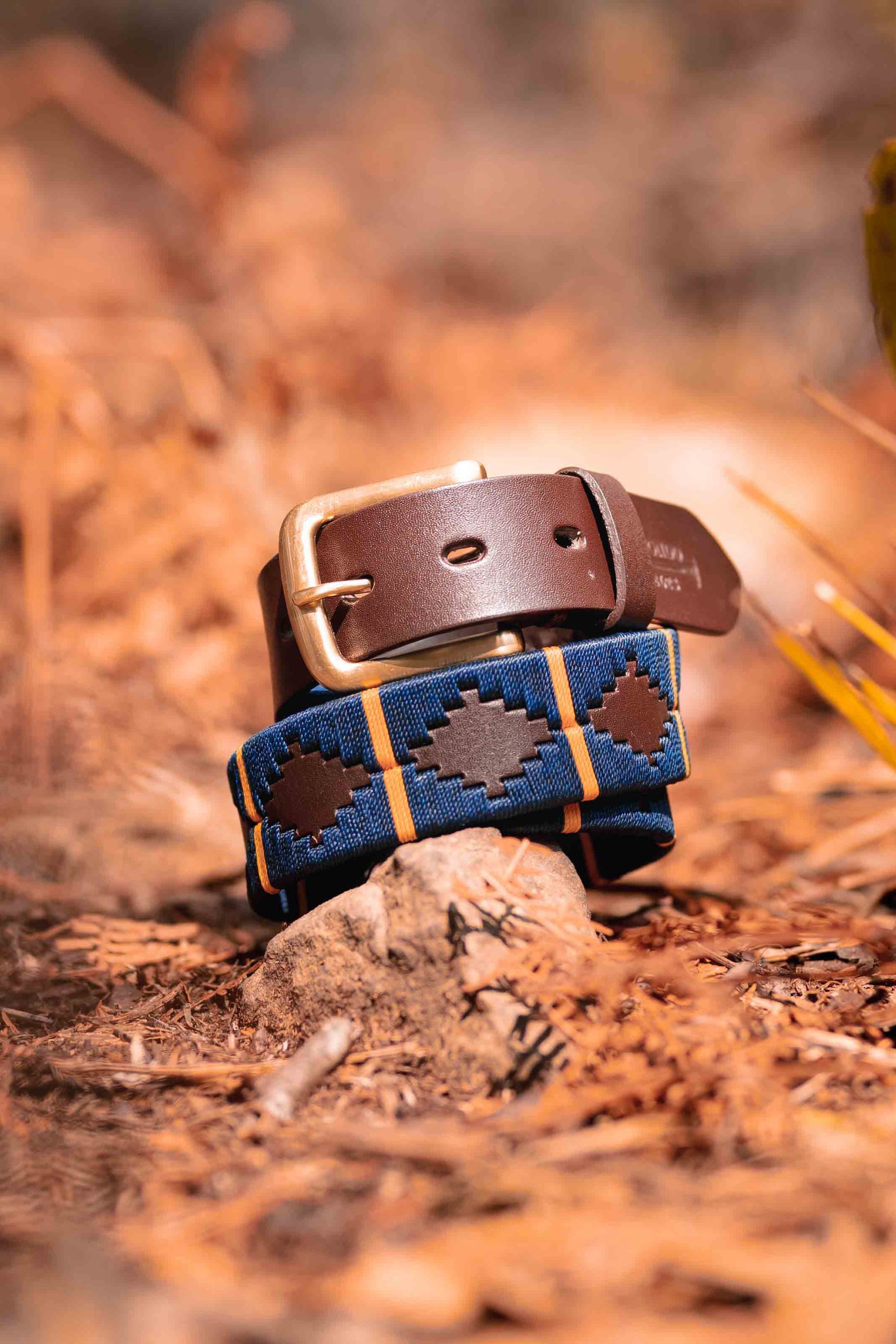 Belt laid on open land