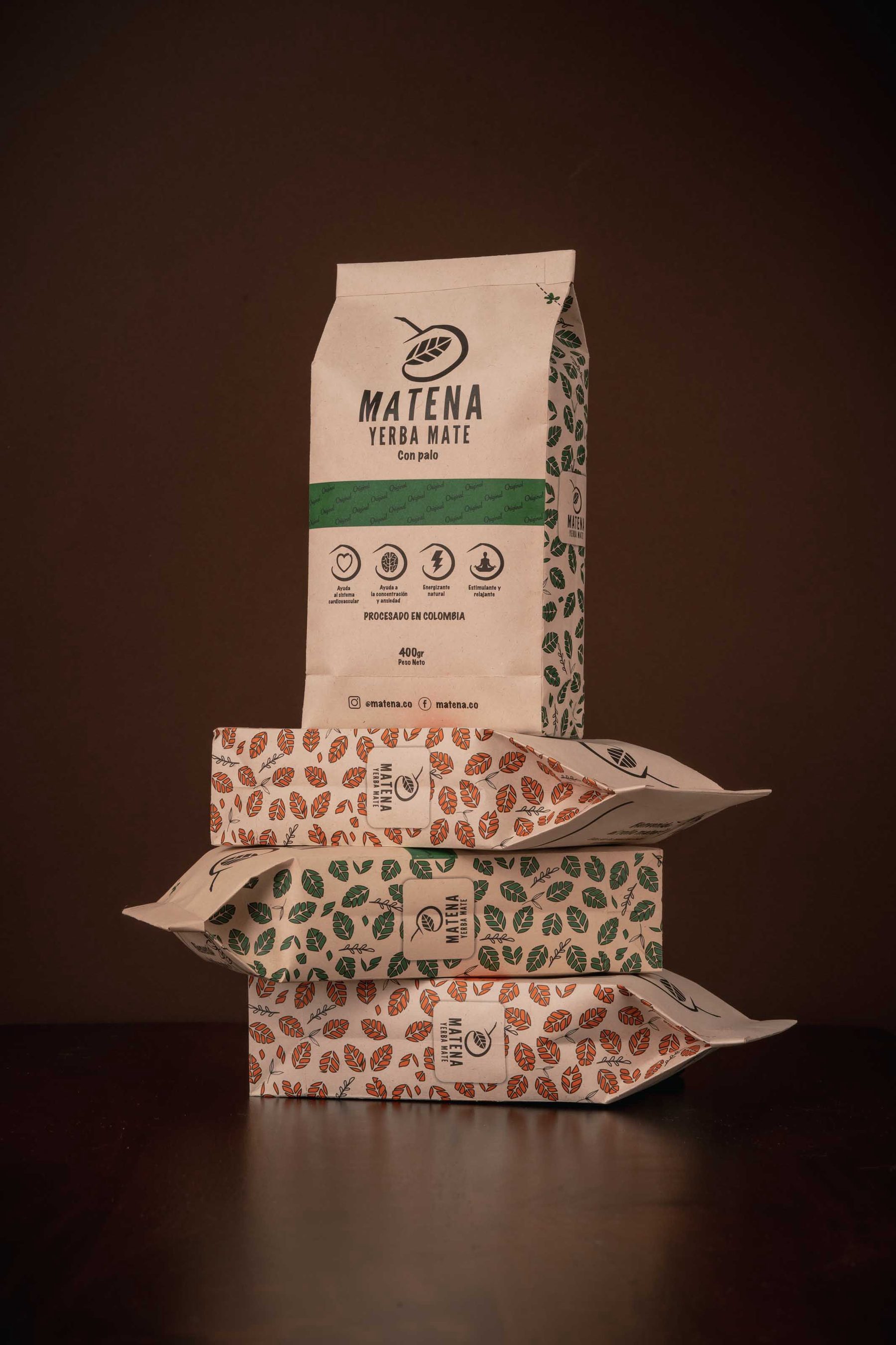Kraft packaging still life