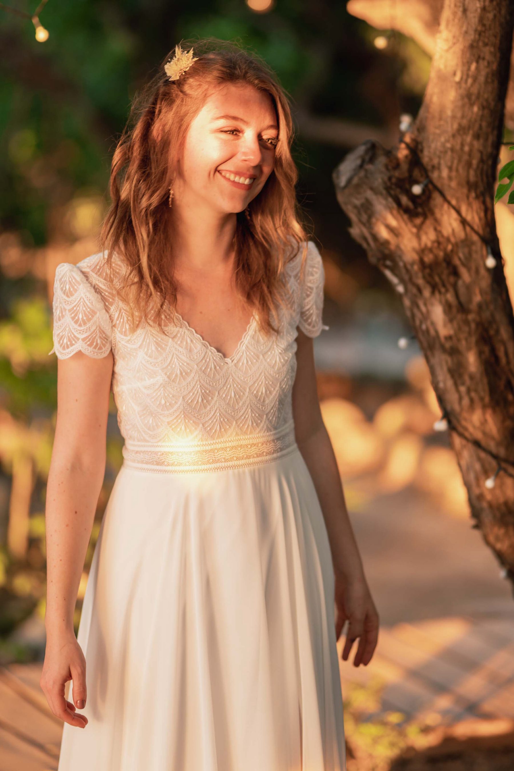 Bride under the tree, portrait
